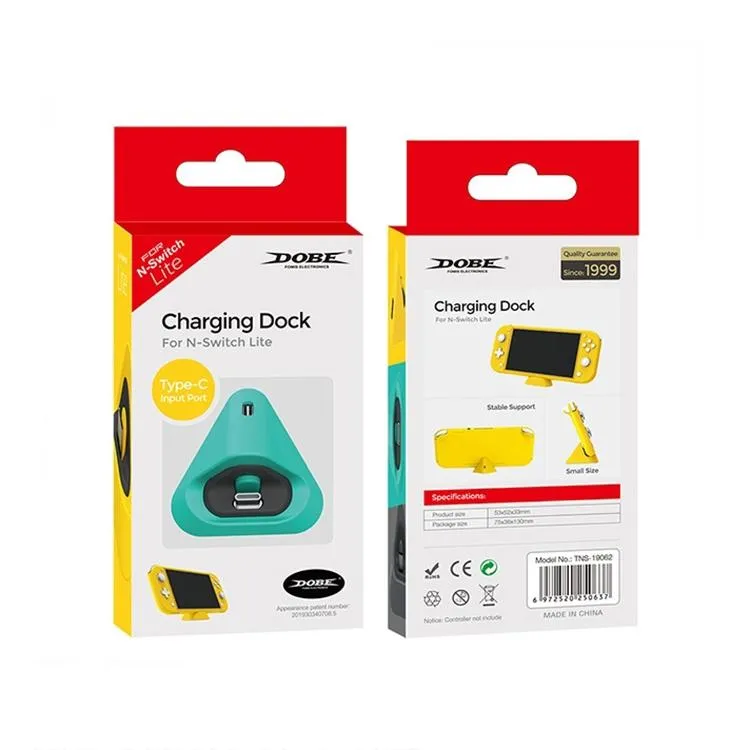 2-Pack Portable Triangle Charger | For Nintendo Switch / Lite | Coral Red