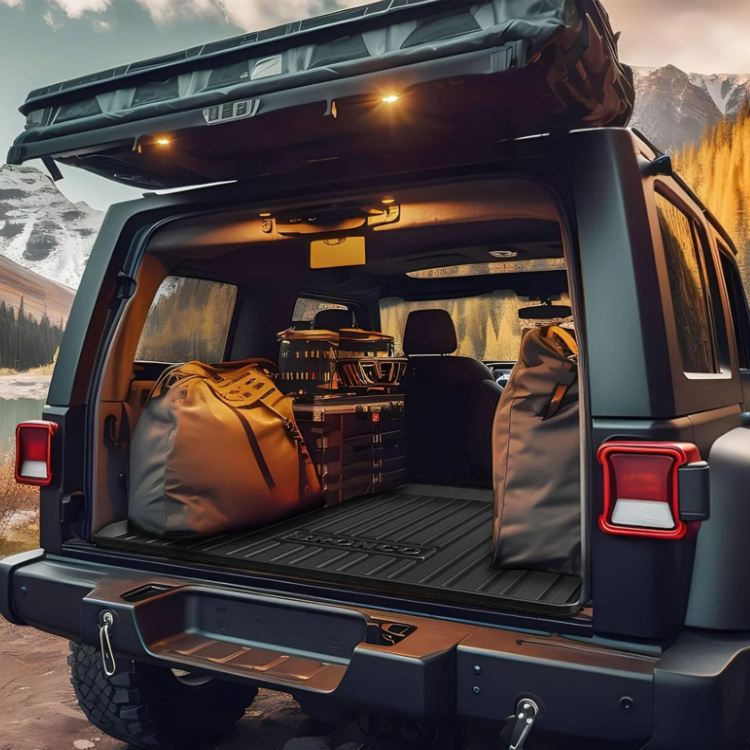 2021-2025 Ford Bronco 4 Door Cargo Mats