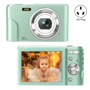 36MP 2.7K Full HD Digital Camera with 16X Zoom for Children | 2.4 Inch Screen | Green