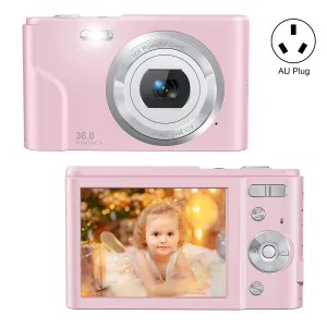 36MP 2.7K Full HD Digital Camera with 16x Zoom for Children | 2.4 Inch Screen | Pink