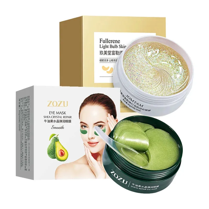 60 Piece Fullerene Avocado Eye Mask Anti Dark Circles & Bags