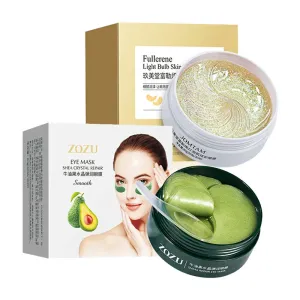 60 Piece Fullerene Avocado Eye Mask Anti Dark Circles & Bags