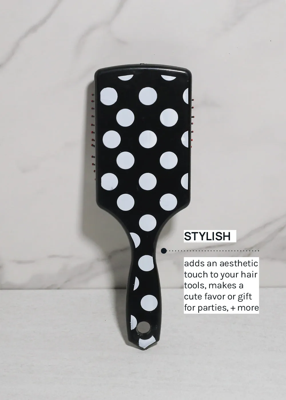 AOA Paddle Hair Brush - Polka Dots