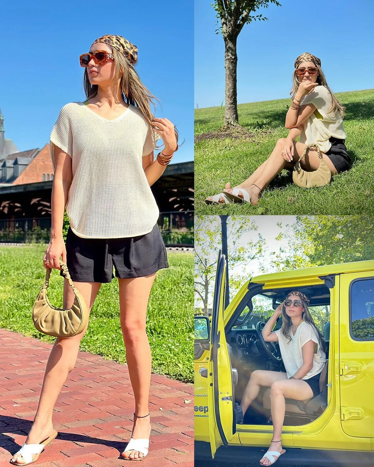 Arach&Cloz Women Crochet Tops 2025 Summer Wool Blended Sweater Vest Short Sleeve Fashion Outfits Oversized Coverup