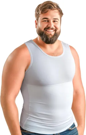 ARMSTRONG AMERICA Compression Shirt for Men | Gynecomastia Compression Tank Top Men | Mens Shapewear Compression Shirts