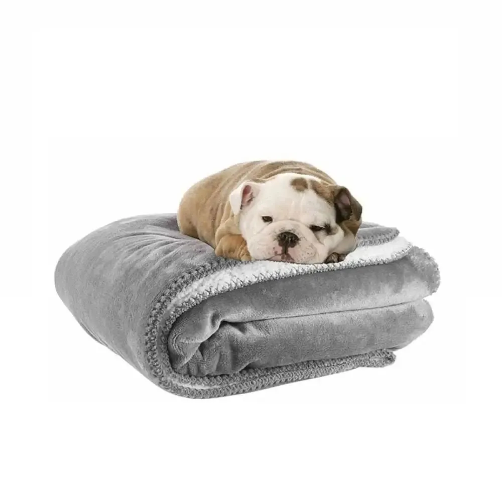 Autumn Winter Fleece Waterproof Pet Bed Mat Cover for Small, Medium, and Big Dog