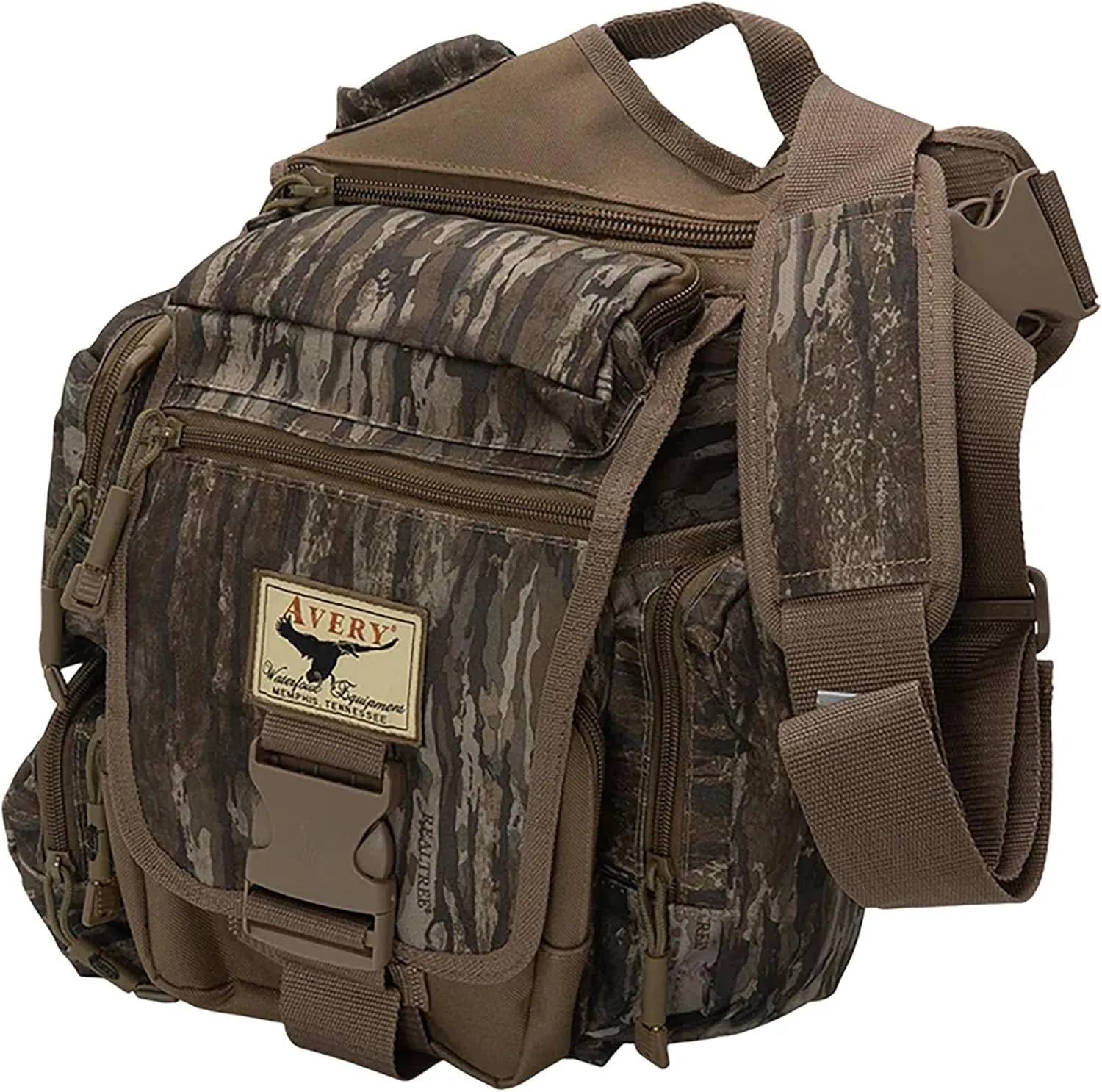 Avery Outdoors Messenger Bag  Durable Hunting & Travel Bag with Adjustable Shoulder Strap (Realtree Legacy)