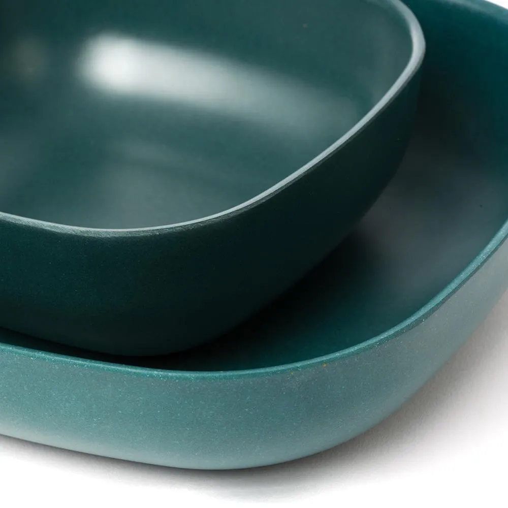Bamboo Cereal Bowl - 4 Piece Set - Blue Abyss