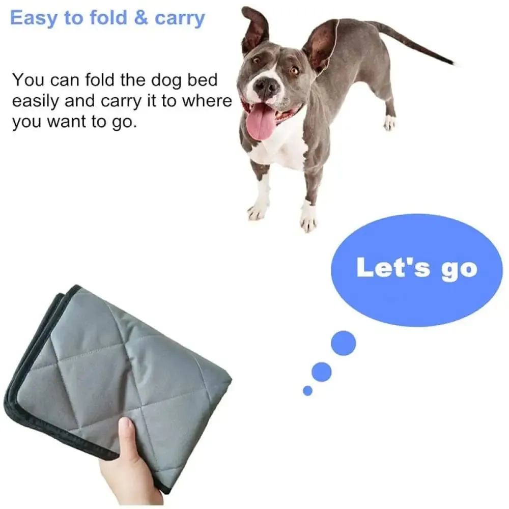 Bite Resistant Anti-slip Waterproof Washable Crate Pad for Small, Medium, and Large Dogs