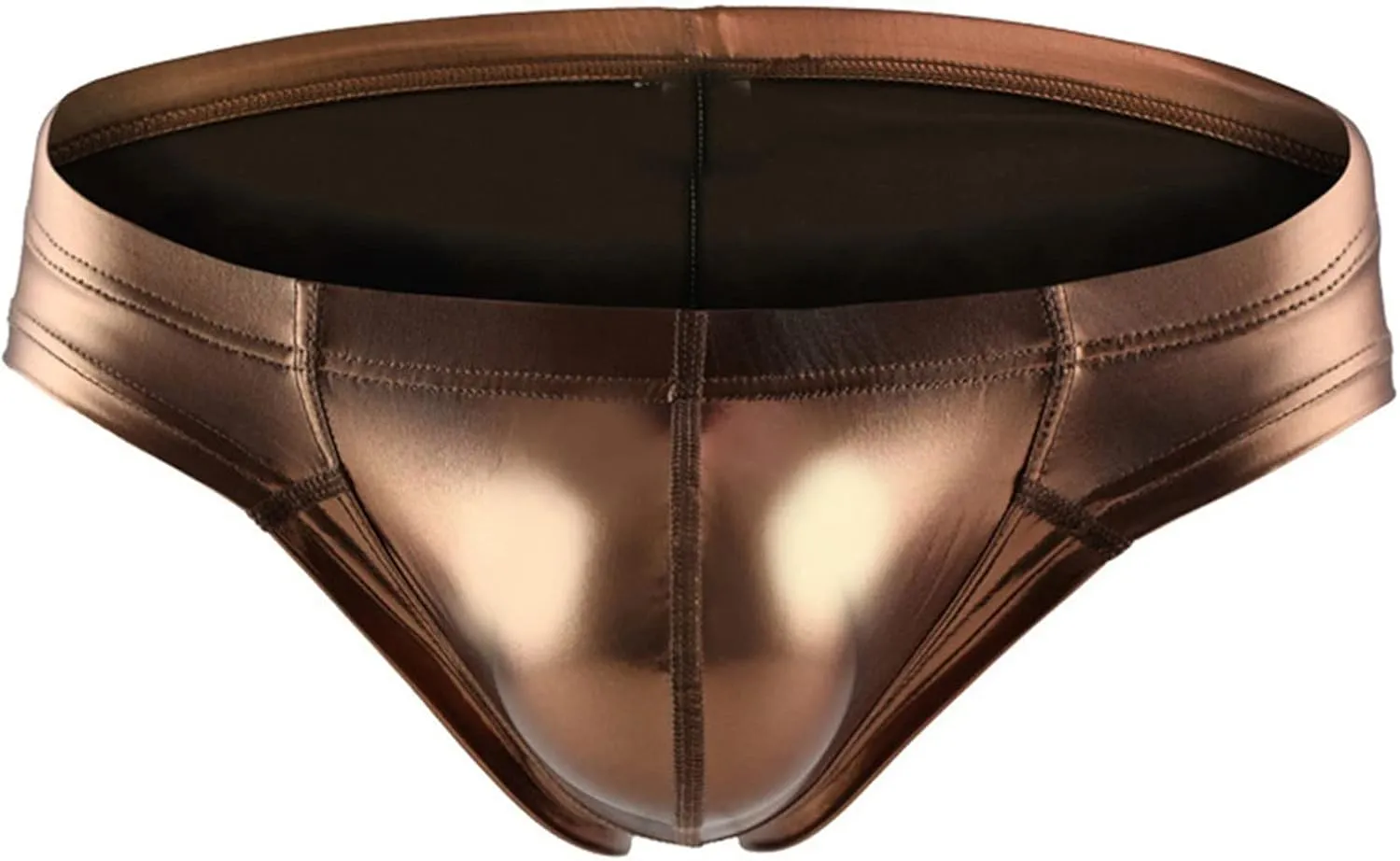 Boxers for Men Men's Fashion Underpant Leather Wrinkled Undewear Pant Small Boxer Briefs With Bronzing
