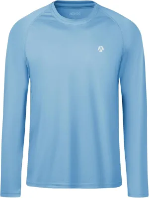 Boys Girls Long Sleeve Sun Shirts Rashguard UPF50 UV Quick Dry Athletic Hiking Fishing Golf Workout Play Water Size 6-14