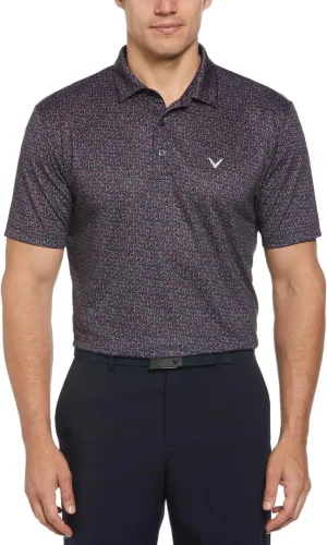 Callaway Performance Golf Polo, Men's Polo Shirt with Moisture-Wicking Technology 3 Button Placket