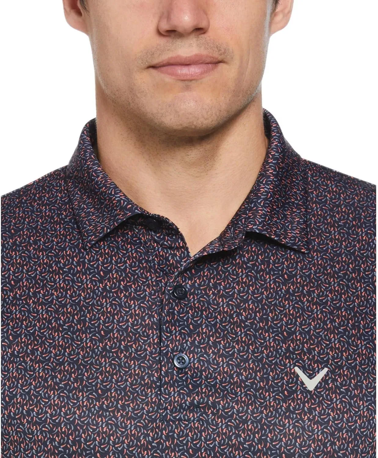 Callaway Performance Golf Polo, Men's Polo Shirt with Moisture-Wicking Technology 3 Button Placket