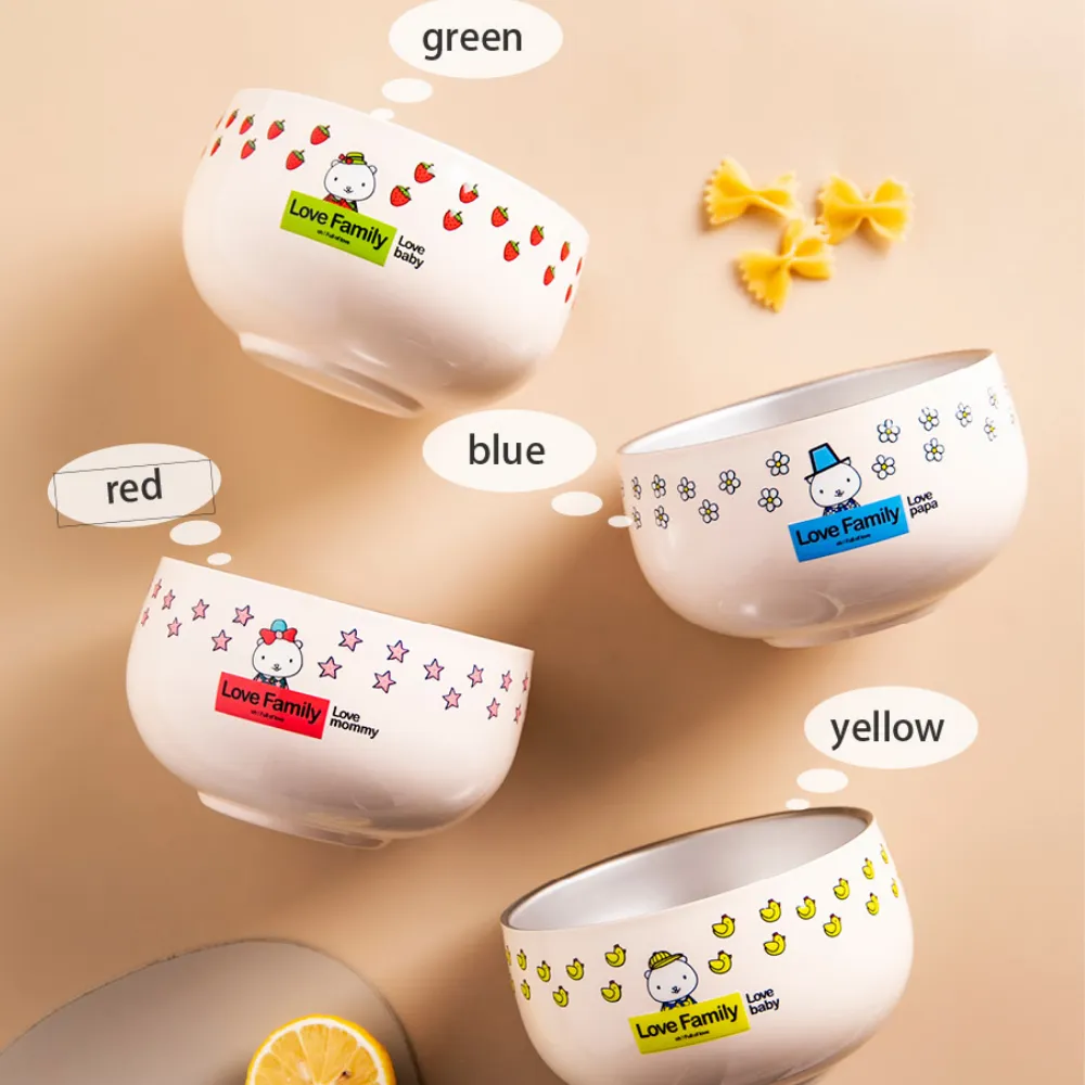 Cartoon Family Bowls