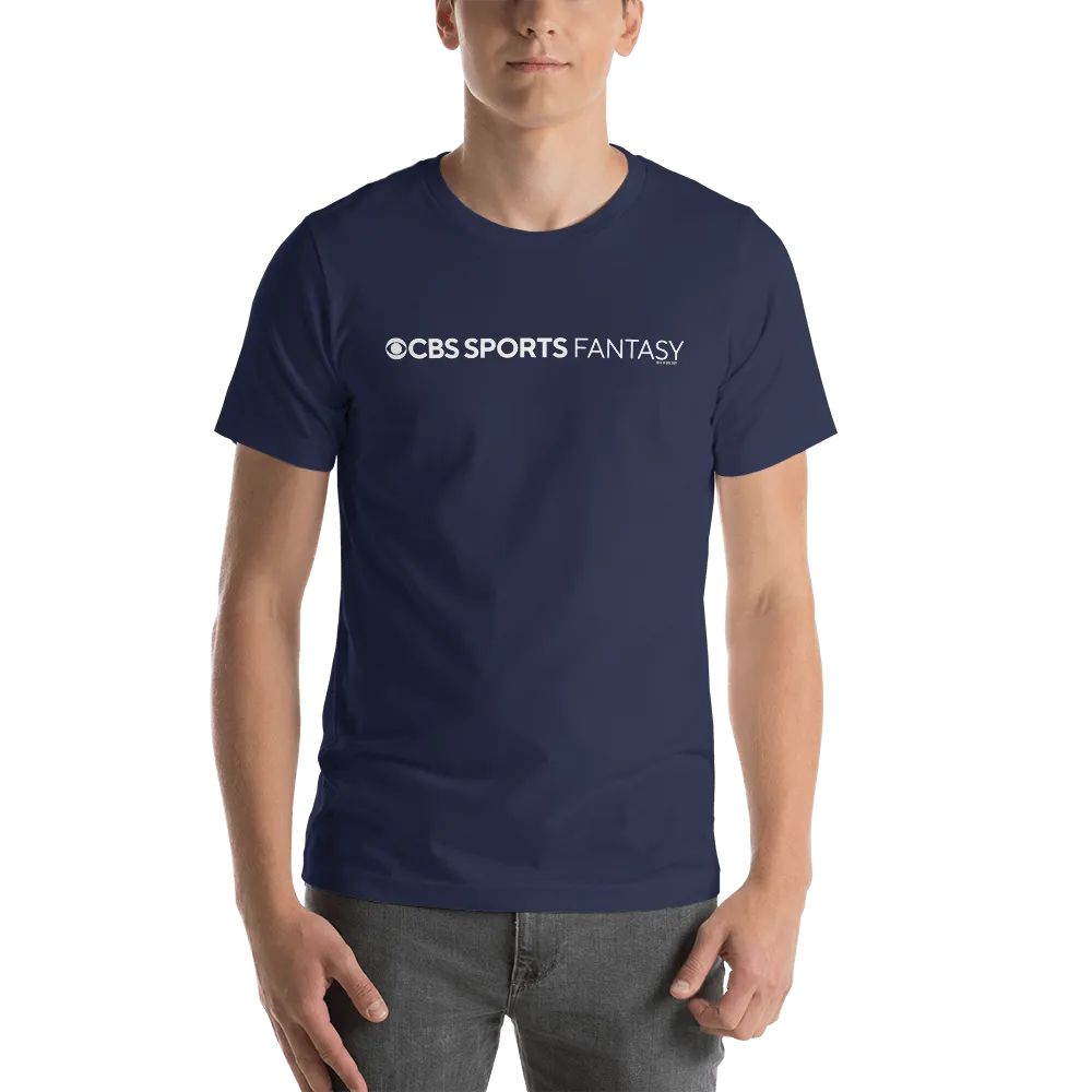 CBS Sports Fantasy Logo Adult Short Sleeve T-Shirt