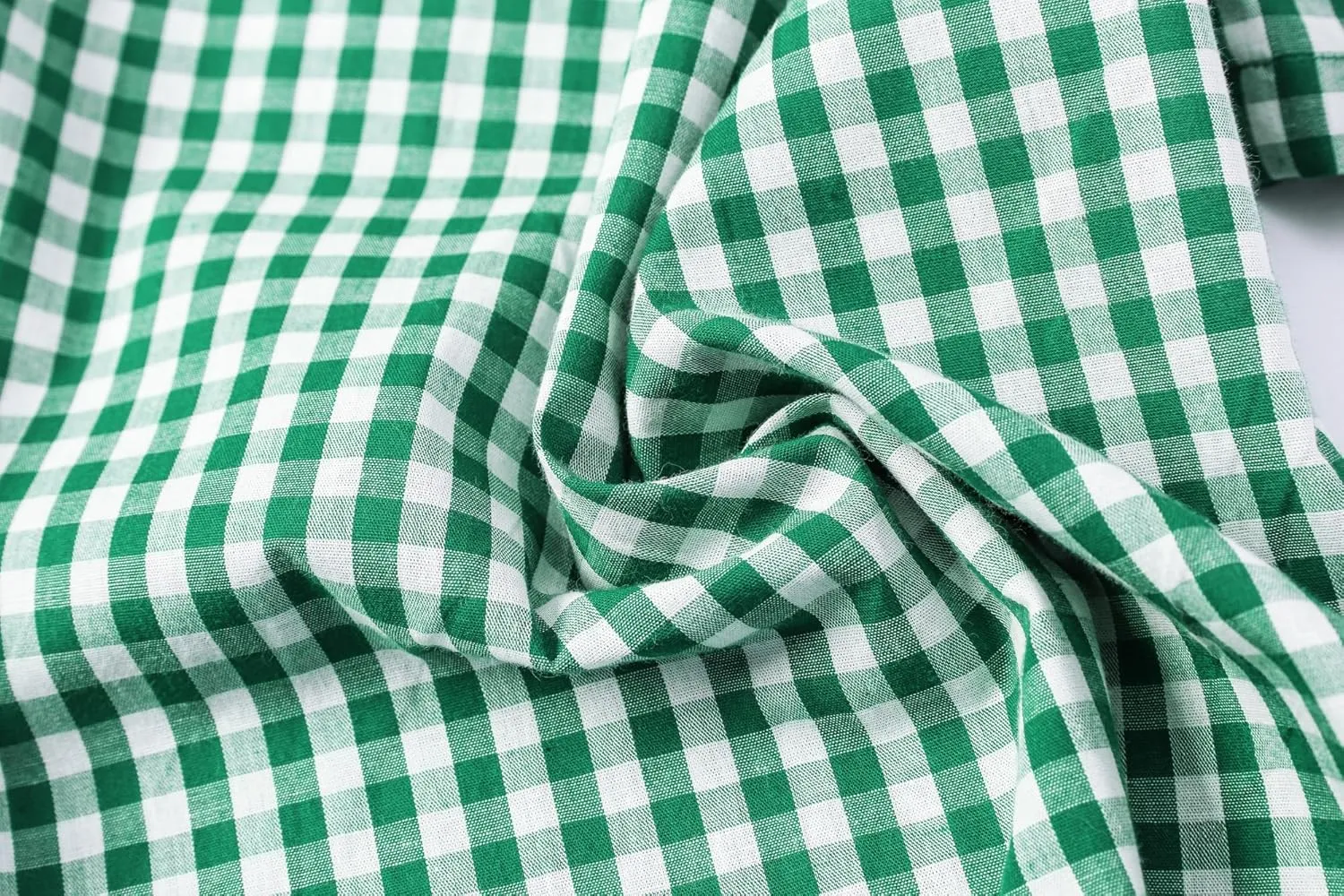Cromoncent Boys and Mens Summer Plaid Shirt Casual Short Sleeve Button Down Shirts
