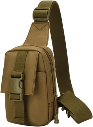 Crossbody Phone Bag Strap Outdoor Chest Bag Phone Pouch Multi-function