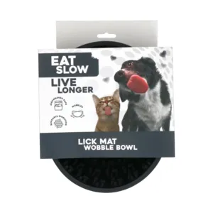 Eat Slow Live Longer Lick Mat Wobble Bowl