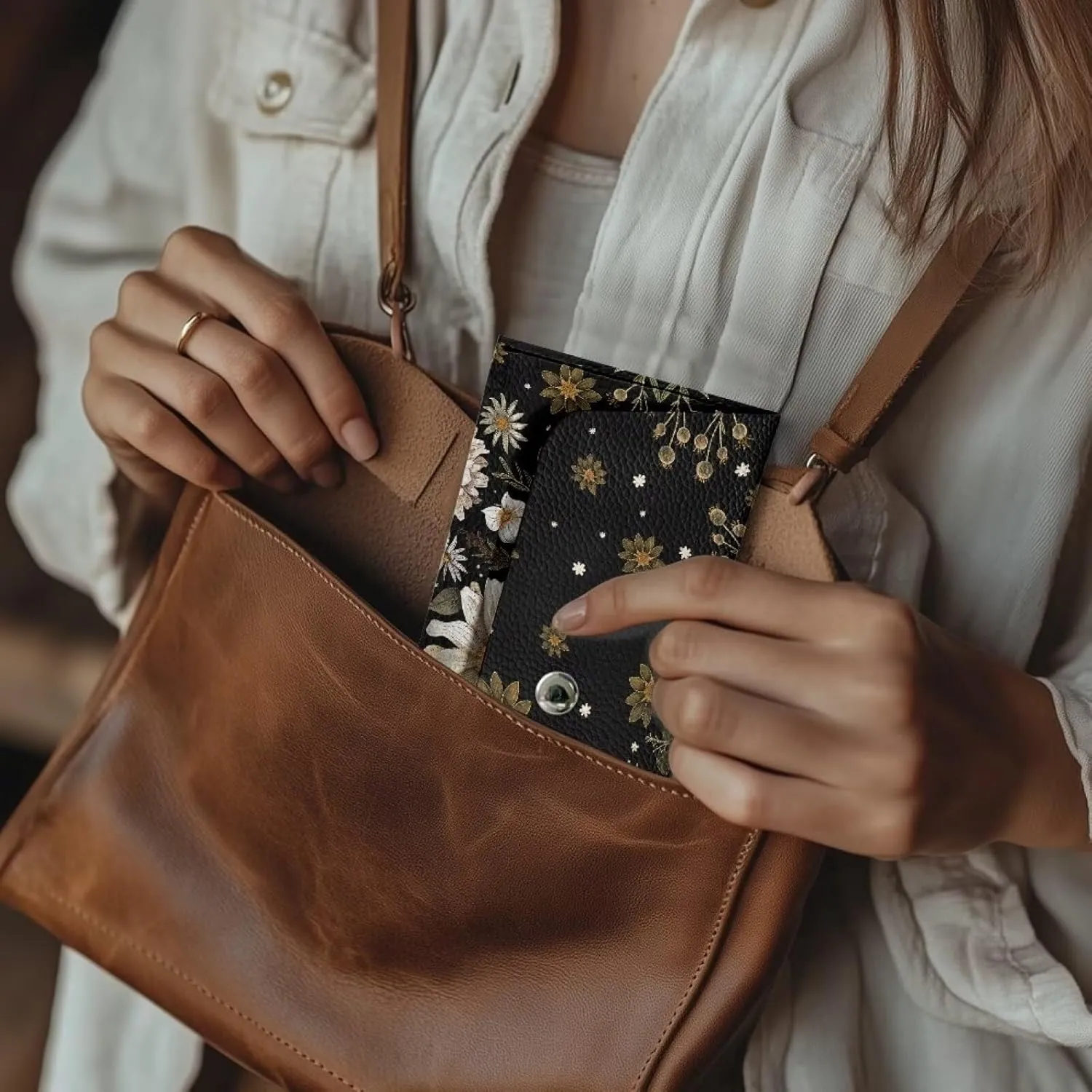 Floral Butterfly Clutch Purses for Women Wedding Portable Long Cash Wallets Pouch with Snap Button Ladies Casual Lightweight Fashion Card Holder for Travel Shop Sport Outdoor Use