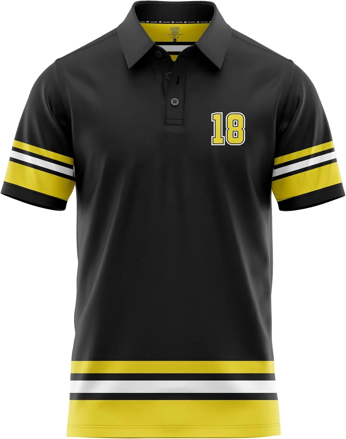 Funny Golf Polo Men Shirts - Short Sleeve UPF Quick Dry Fit Performance Moisture Wicking Stretch Crazy Summer Casual Tropical