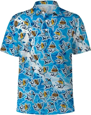 Funny Golf Shirts for Men,Funny Golf Polos for Men Short Sleeve,Mens 70s 80s Outfit Funny Hawaiian Golf Shirt