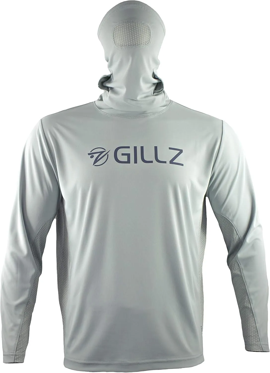 Gillz Men's Pro Striker Long Sleeve UV Fishing Shirt with Built-in Mask | UV Protection | Moisture Wicking