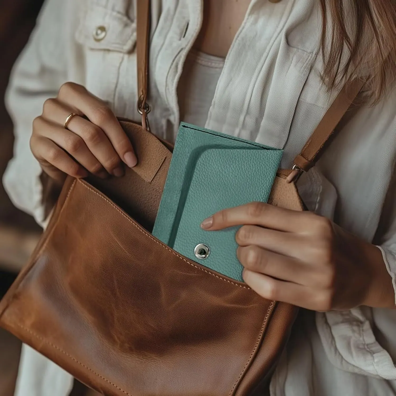Green Skinny Long Wallet for Womens Casual Lightweight Clutch Bag Cash Purse with Metal Snap Button for Travel Business School Daily Outdoor Use