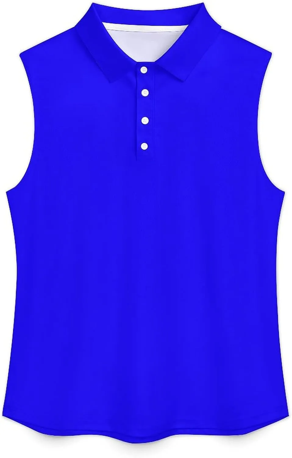 JooMeryer Women Golf Shirt Sleevless Lapel Collar Button Up Quick Dry Tank Top Polo Shirts