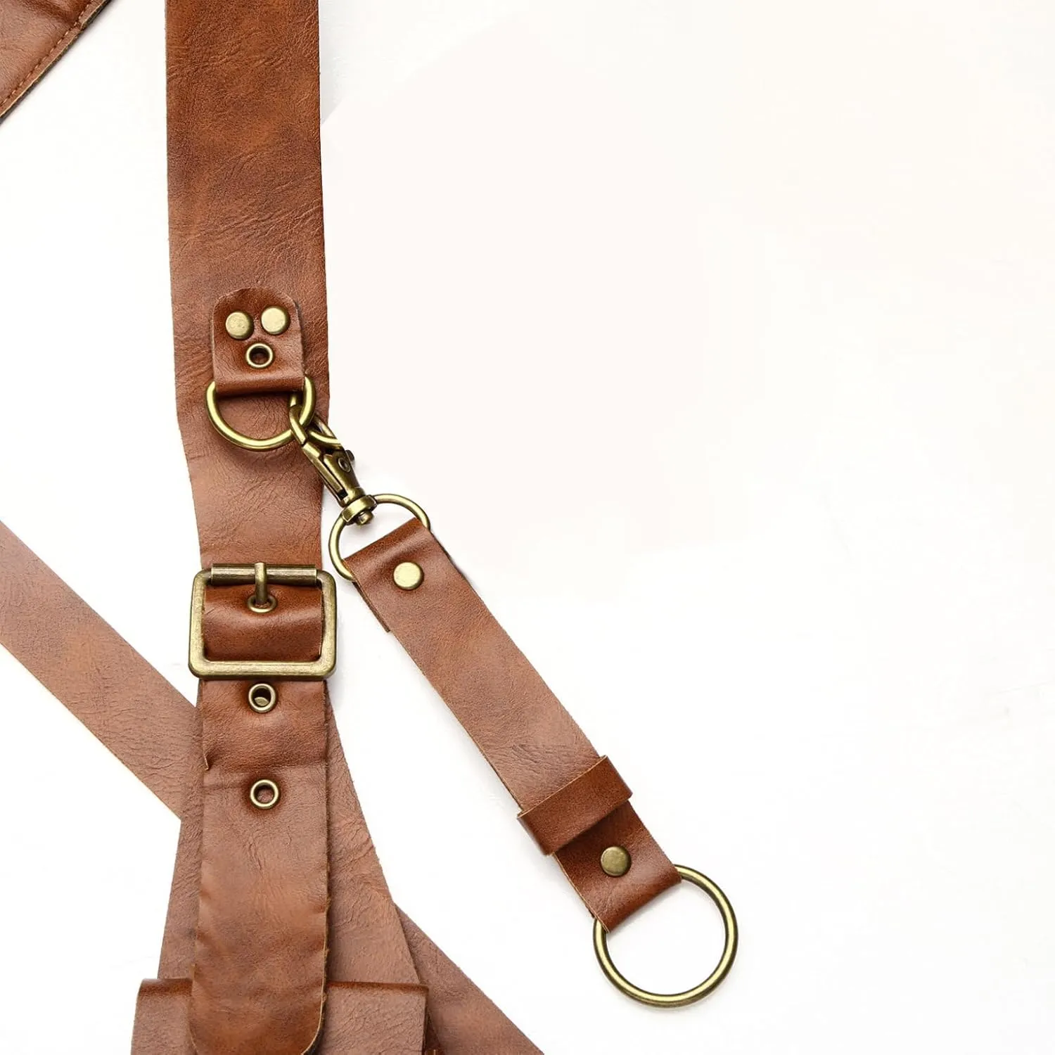 Kaerm Men's PU Leather Underarm Shoulder Waist Bag Strap Wallet for Outdoor