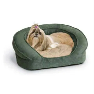 K&h Pet Products Deluxe Ortho Bolster Sleeper Pet Bed Extra Large Green 50" X 40" X 10"
