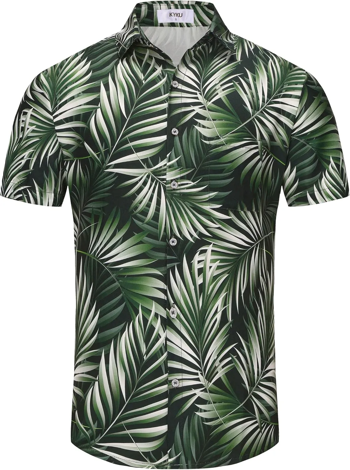 KYKU Hawaiian Shirt for Men - Funny Vacation Tropical Beach Shirts Short Sleeve Button Down Summer Clothes with Pockets