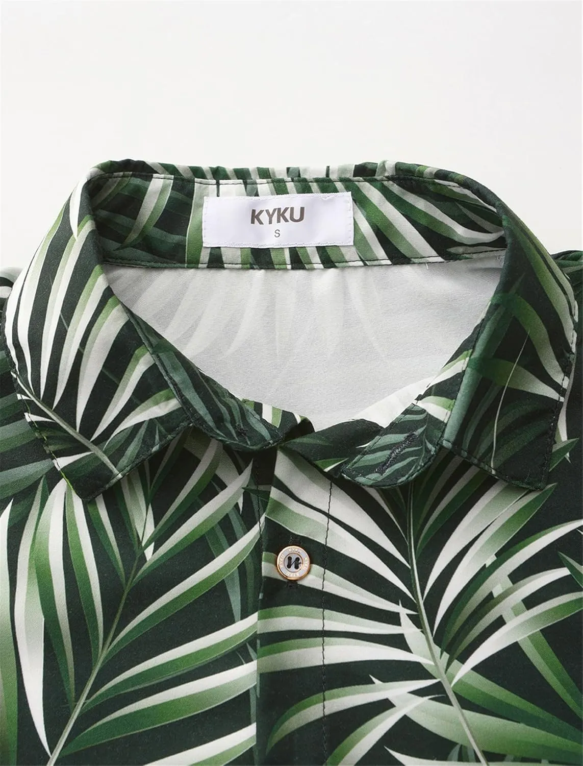 KYKU Hawaiian Shirt for Men - Funny Vacation Tropical Beach Shirts Short Sleeve Button Down Summer Clothes with Pockets