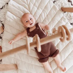 Leaf Cotton Playmat - Oat