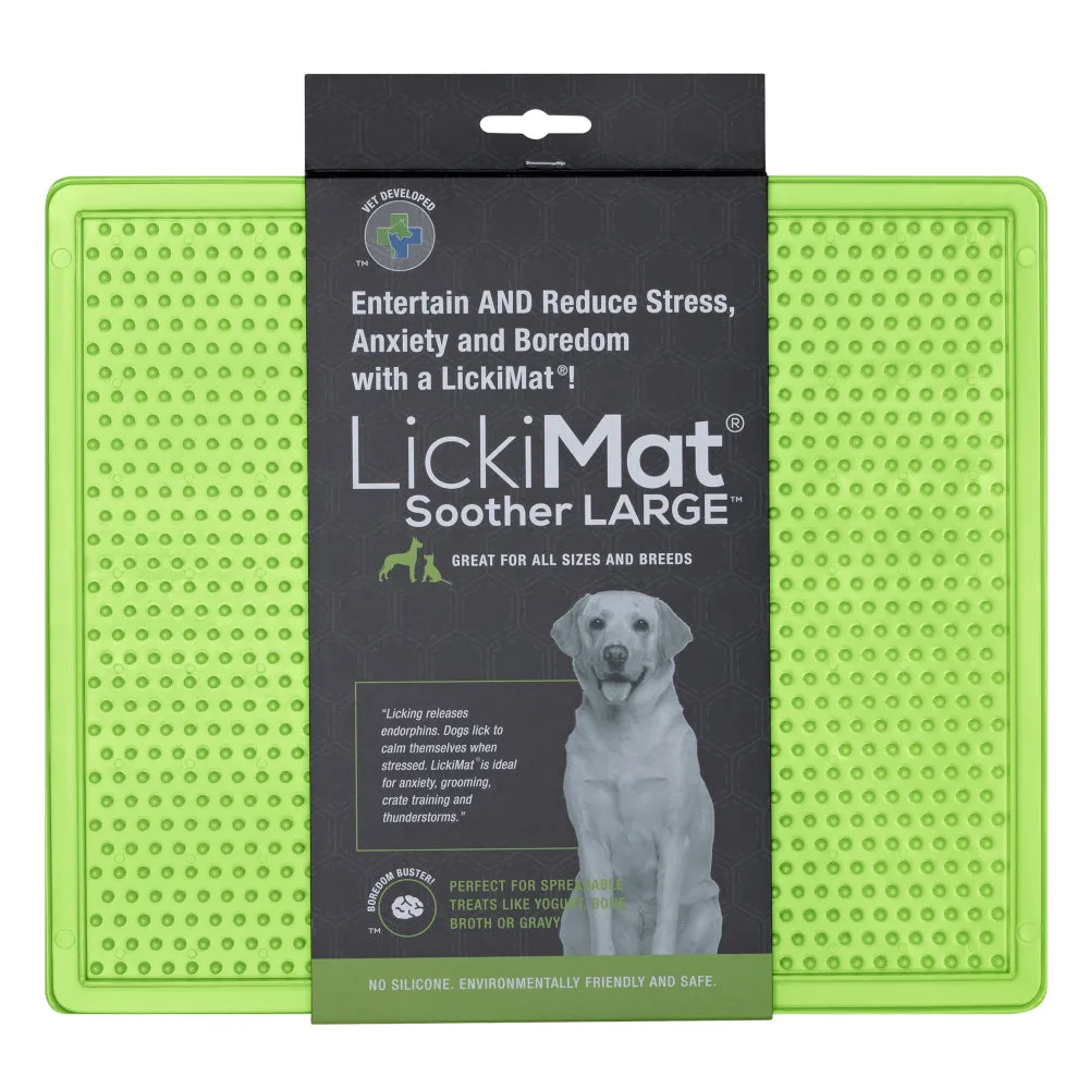 LickiMat Dog Lick Mats Slow Feeders Soother Large 3 Colours