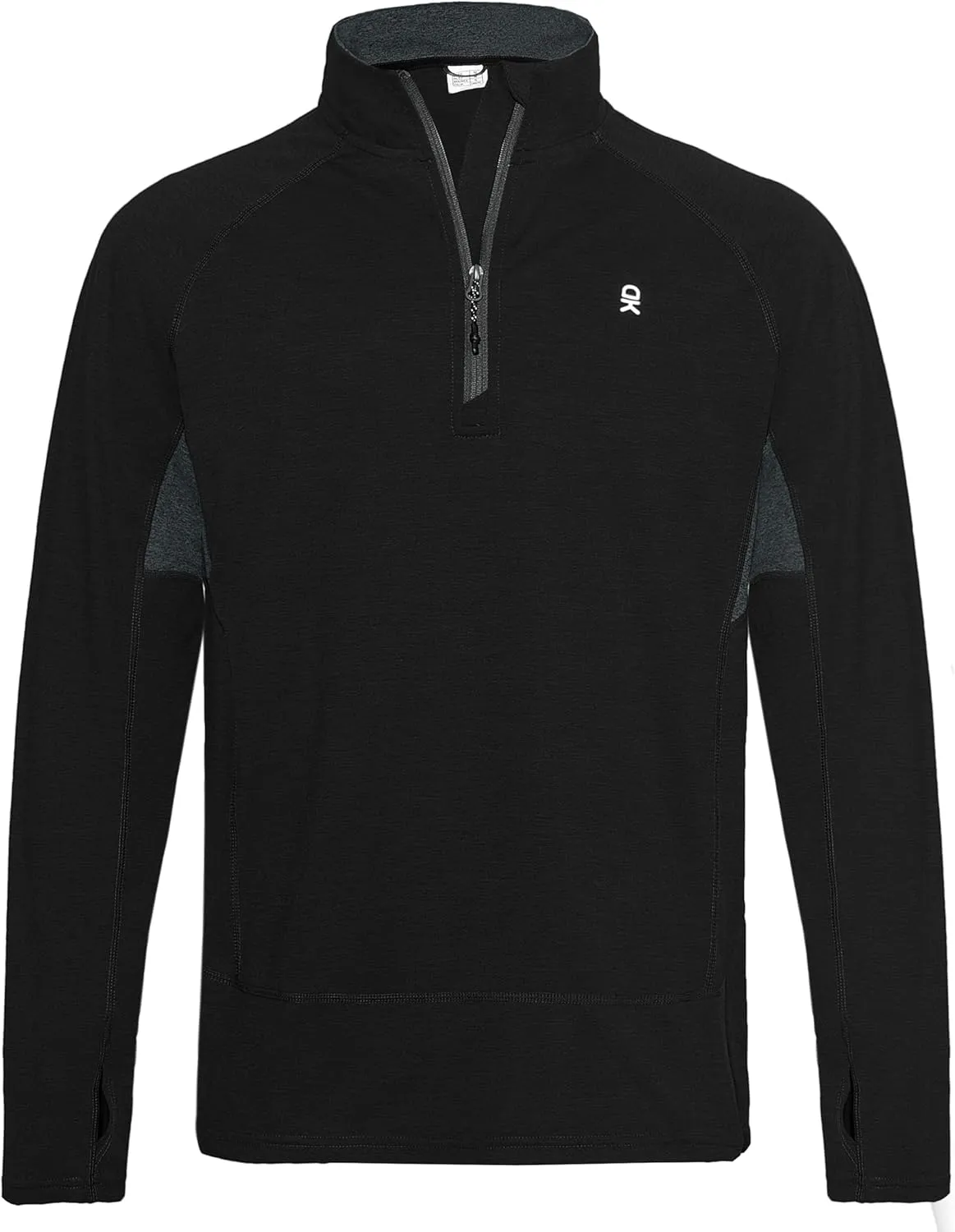 Little Donkey Andy Men's Lightweight Quarter Zip Pullover,UPF 50  Long Sleeve Athletic Shirts for Outdoor Running Golf