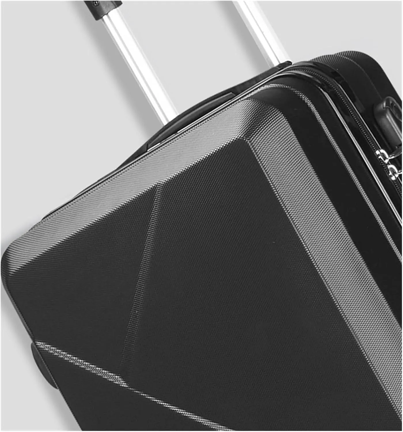 LuggageSuitcases With Wheels Carry On Luggage Hard Shell Luggage Stylish Simple Luggage Suitcase Combination Lock Trolley Luggage For Business Trips Travel Outdoor Use Lightweight ( Color : Sliver ,