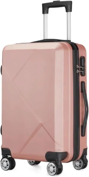 LuggageSuitcases With Wheels Carry On Luggage Hard Shell Luggage Stylish Simple Luggage Suitcase Combination Lock Trolley Luggage For Business Trips Travel Outdoor Use Lightweight ( Color : Sliver ,