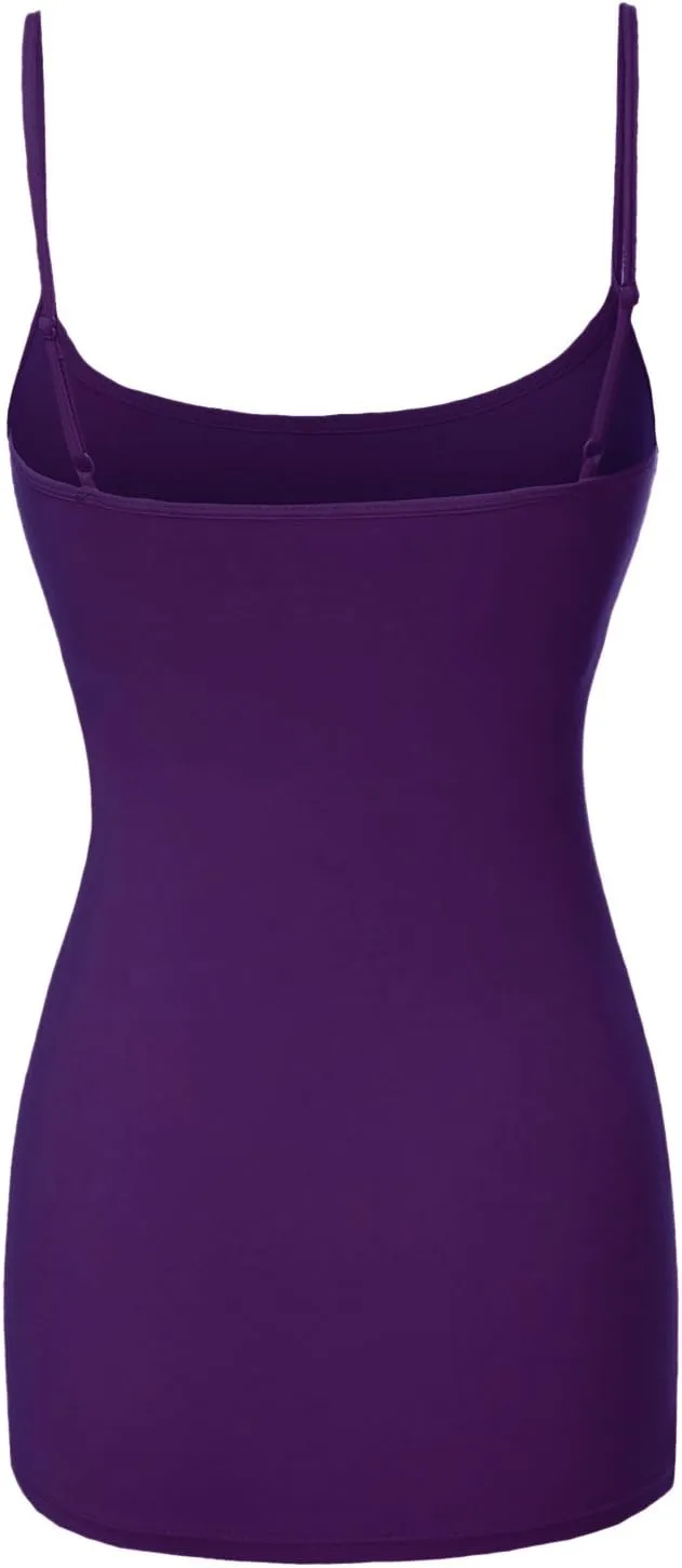 Made by Emma Women's Adjustable Camisole for Women Spaghetti Strap Tank Top Camisoles