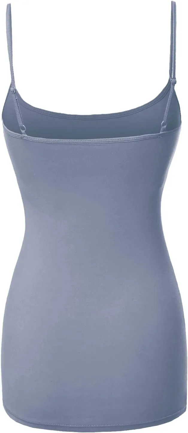 Made by Emma Women's Adjustable Camisole for Women Spaghetti Strap Tank Top Camisoles
