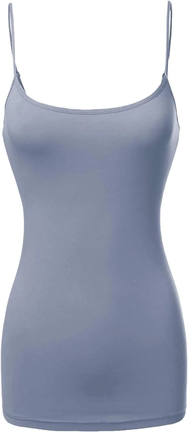 Made by Emma Women's Adjustable Camisole for Women Spaghetti Strap Tank Top Camisoles