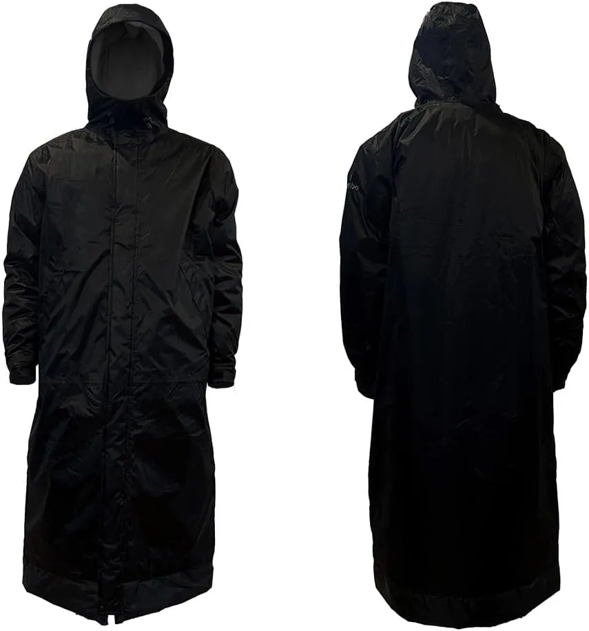 Mambe Waterproof Cascade Jacket, Full length insulated heat reflective jacket for extreme cold weather, Size Large, Navy
