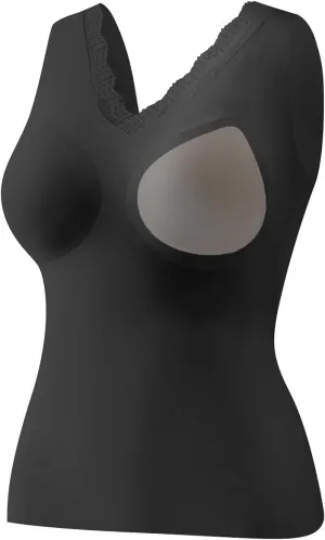 Mastectomy Camisoles with Prosthesis Breast, Women Tank Top with Prosthesis Breast for Post Mastectomy