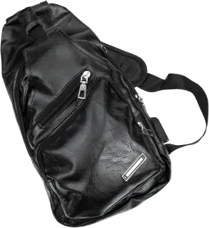 Men's Chest Bag Sling Bag Crossbody Portable Phone Pouch for Outdoor Use
