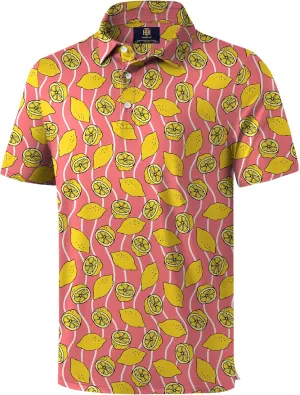 Men's Golf Polo Shirts Moisture Wicking Athletic Polos Dry Fit Performance Shirt (S-XXL)