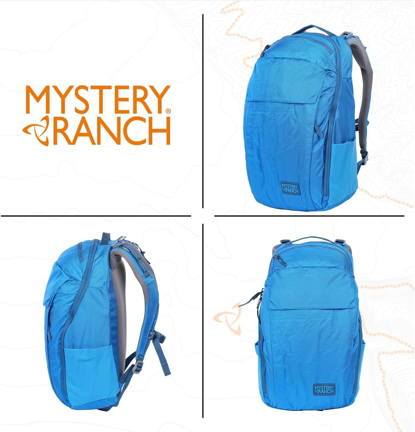 Mystery Ranch DISTRICT 24 Everyday Outdoor Use Travel Backpack, Splash, 24L