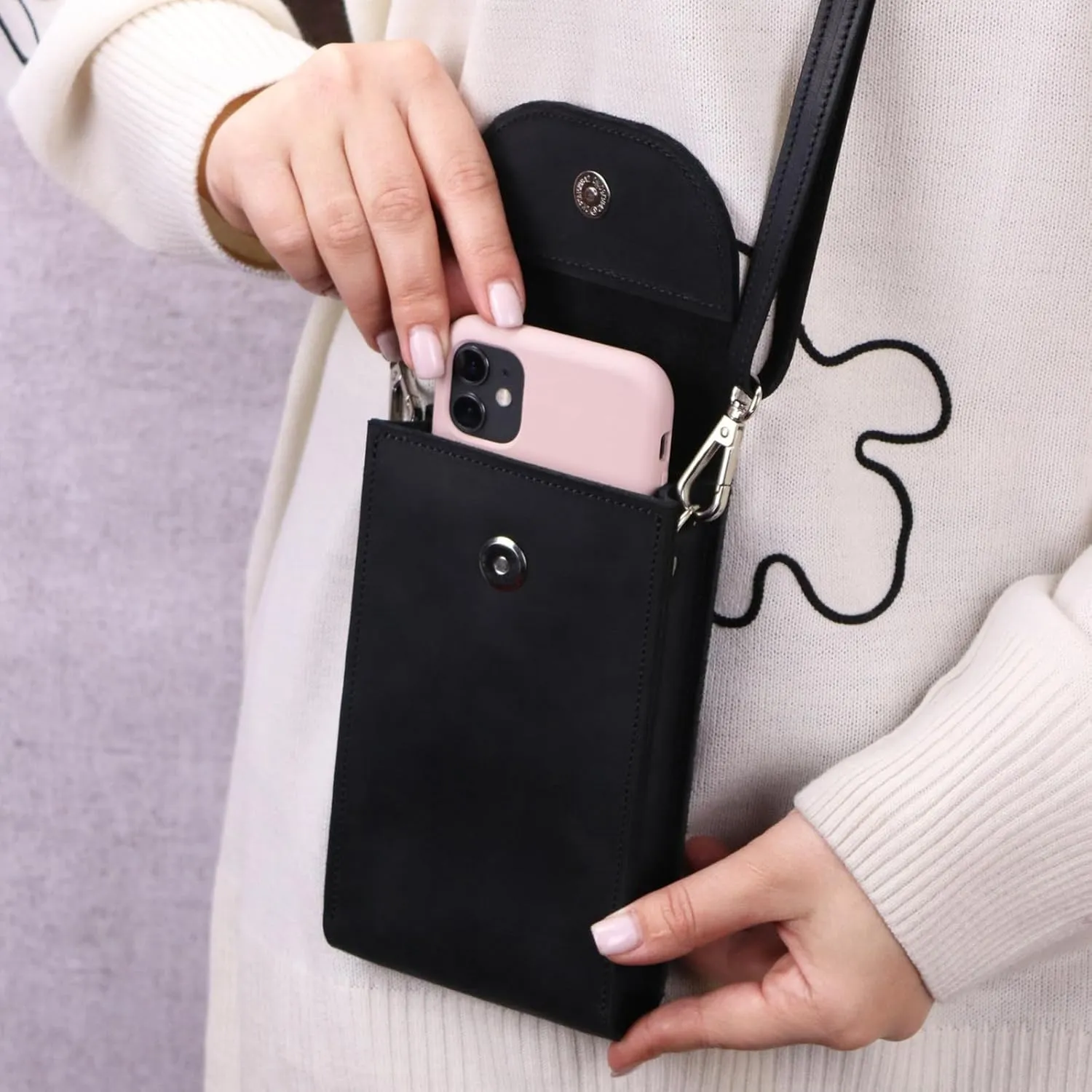 Original Clutch Wallet, PU Leather Crossbody Cell Phone Bag for Women Wallet Purse, High Original Capacity Clutch Wallet