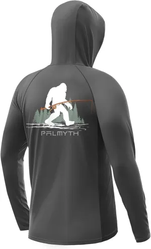 Palmyth Fishing Hoodie for Men Long Sleeve Sun Protection UV UPF 50  Shirts