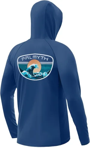 Palmyth Fishing Hoodie for Men Long Sleeve Sun Protection UV UPF 50  Shirts