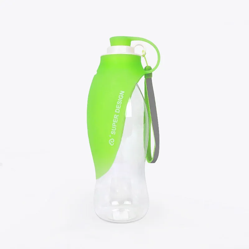 Pet Portable Drinking Cup For Dogs & Water Bottle. Portable outdoor bottle.