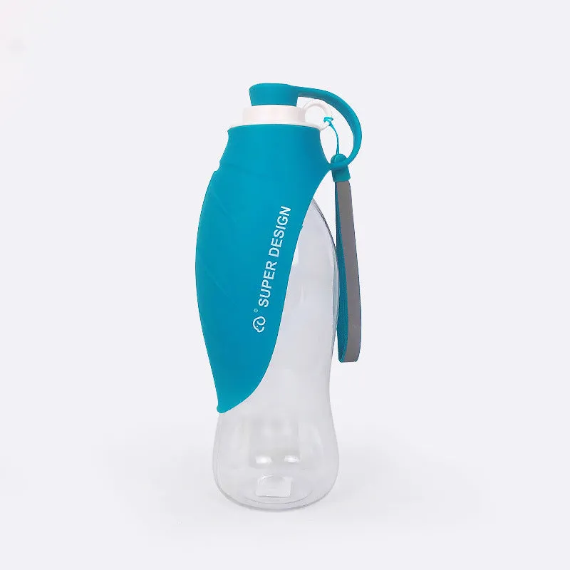 Pet Portable Drinking Cup For Dogs & Water Bottle. Portable outdoor bottle.